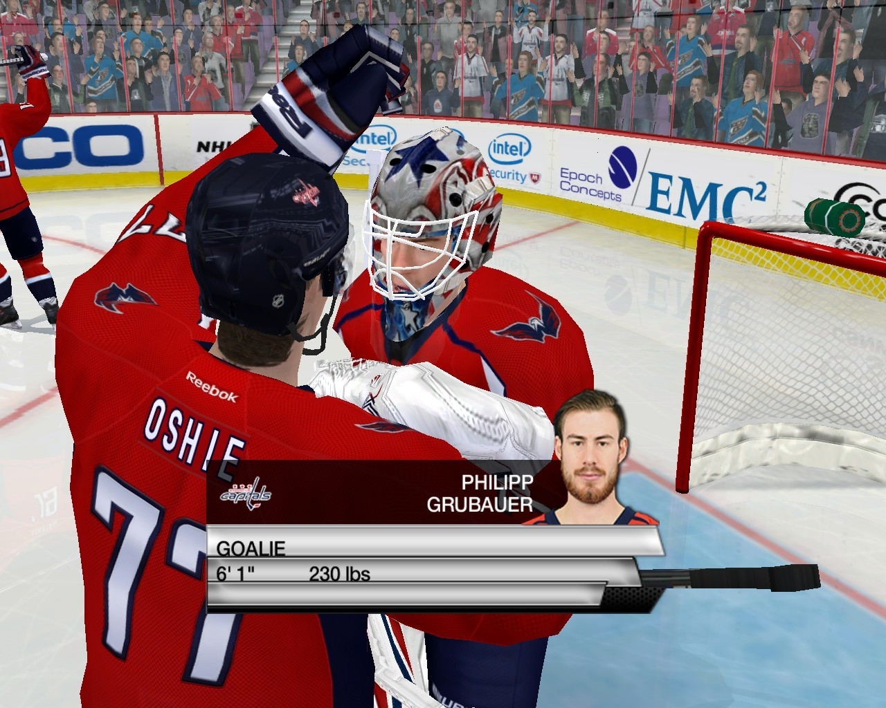 Goalie Pack Washington Capitals