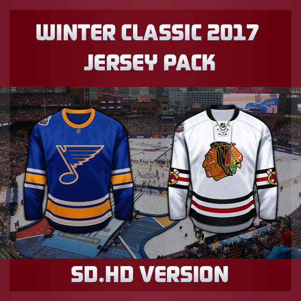 NHL Winter Classic 2017 Jersey Pack HD.SD