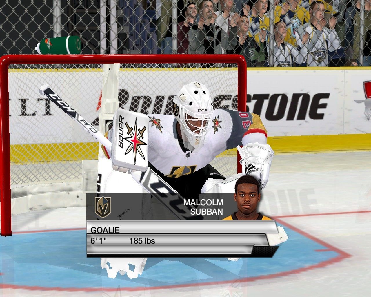 Goalie Vegas Malcolm Subban