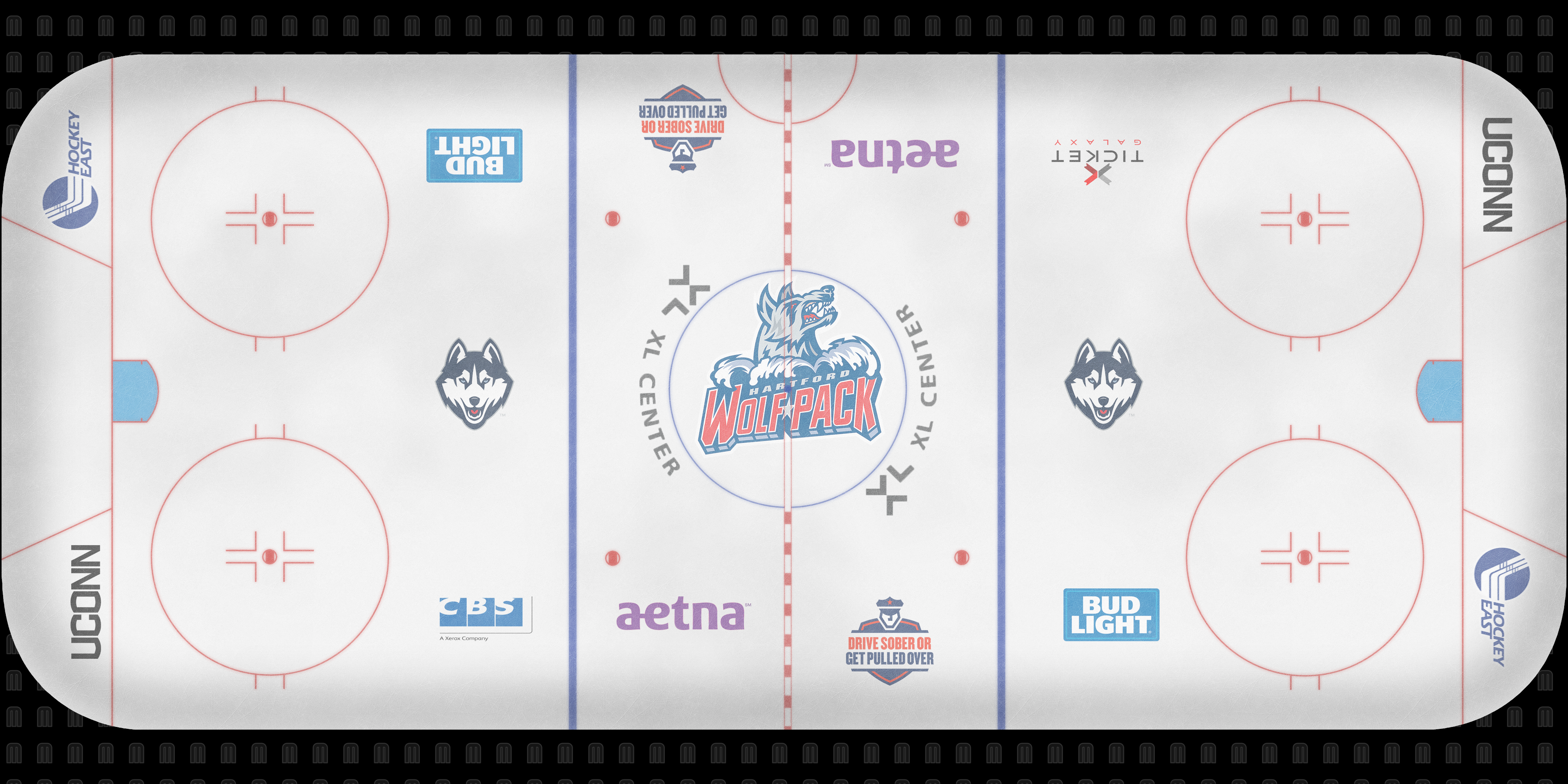 Hartford Wolf Pach HD+SD Ice 2017-2018