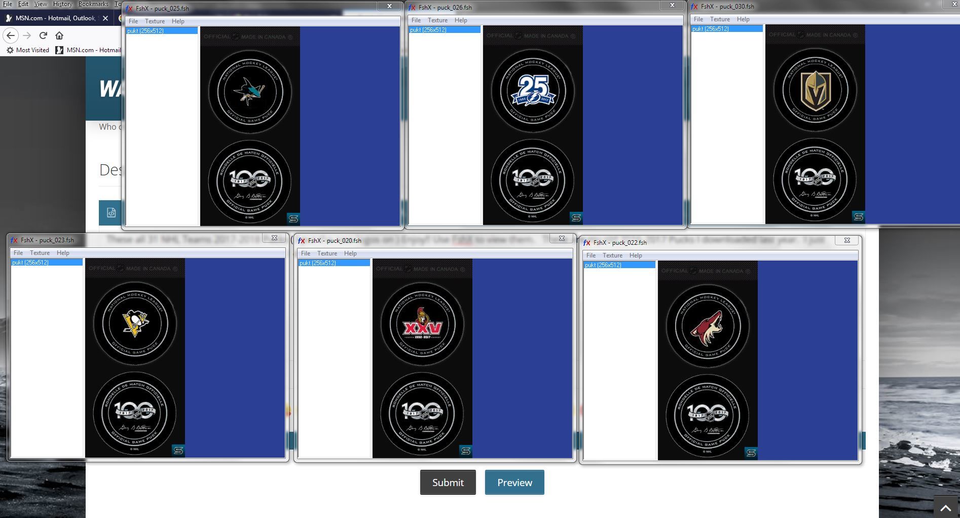 2017-2018 NHL PUCKS
