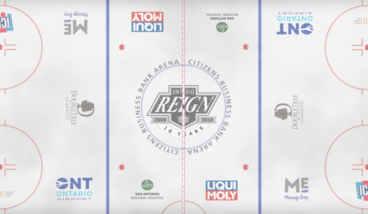 Ontario Reign HD+SD Ice 2017-2018