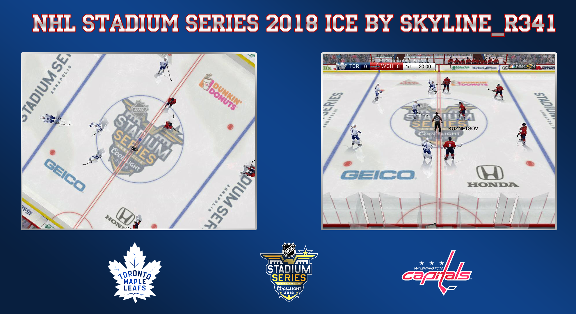 NHL Stadium Series 2018 Ice