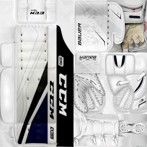IIHF WC18: France - Ronan Quemener (PNG)Gear Pack