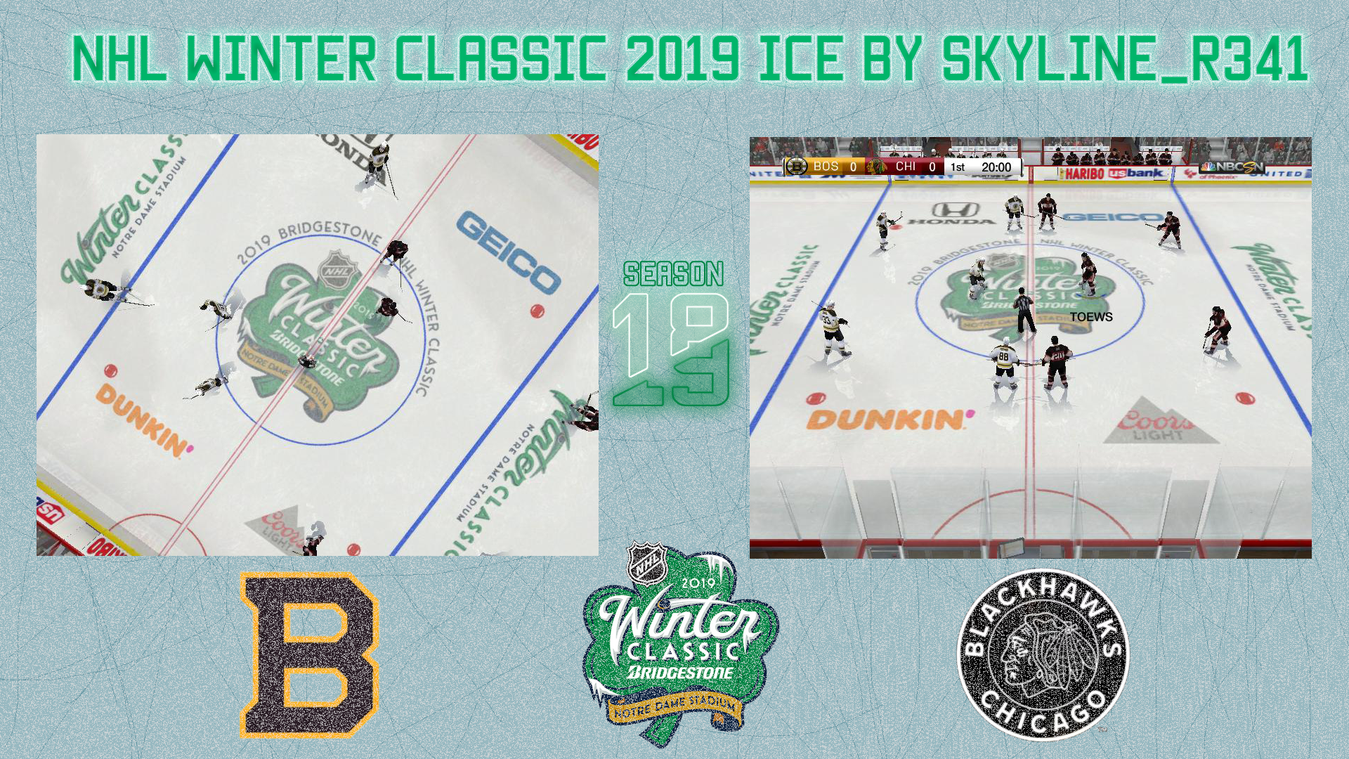 NHL Winter Classic 2019 Ice