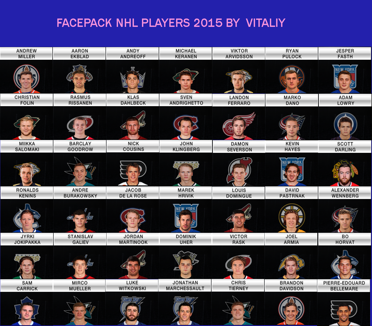 Facepack Players NHL2015 by VIT