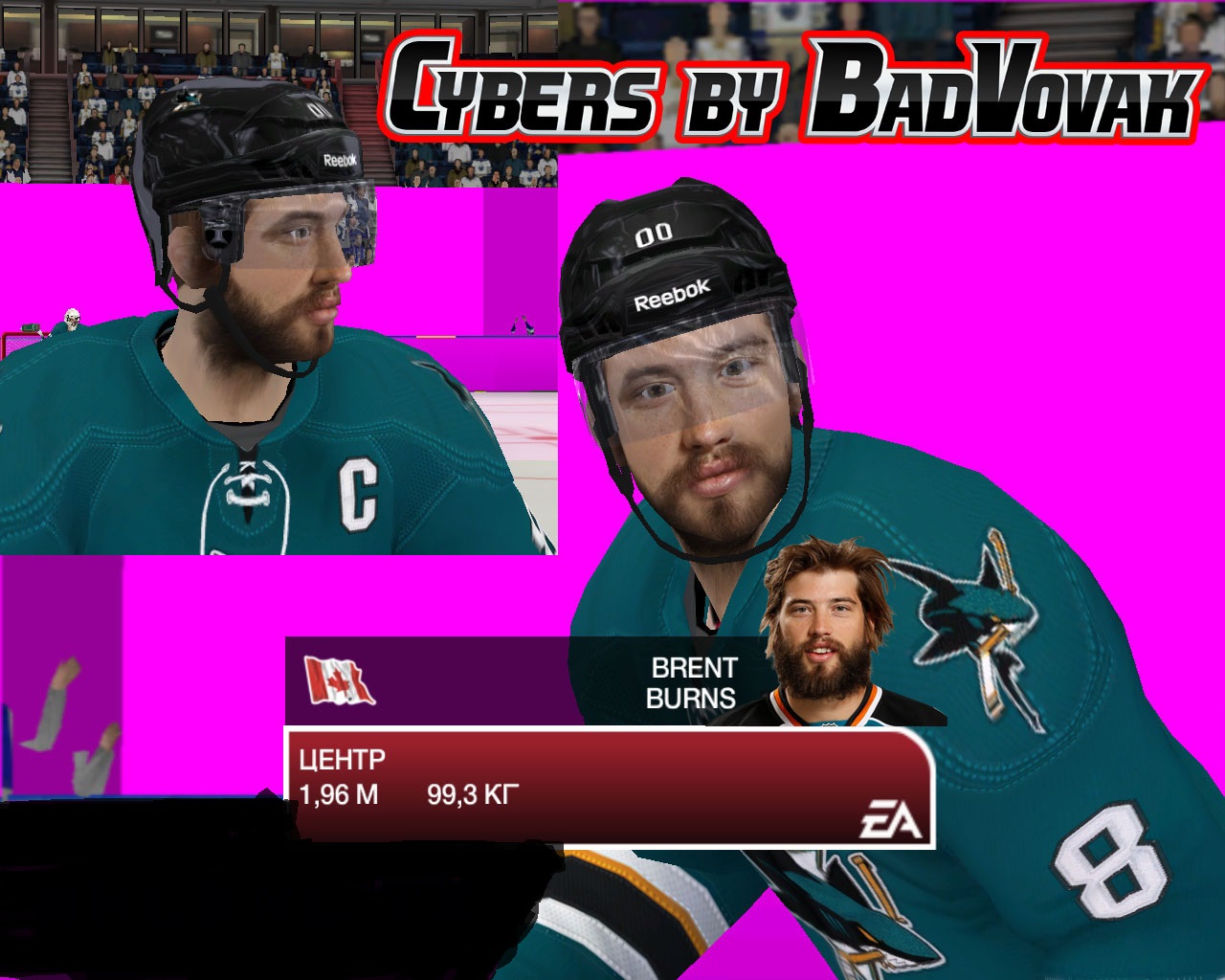 Brent Burns cyberface
