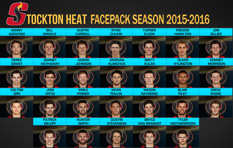Stockton Heat facepack 2015/16