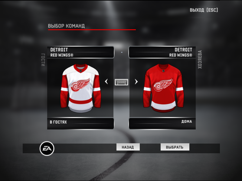 Jerseys team Detroit Red Wings NHL season 2021-22