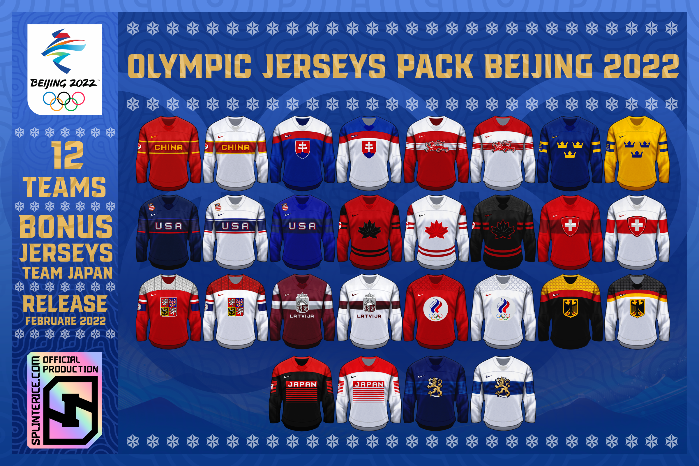 Оlympic Jerseys Pack Beijing 2022