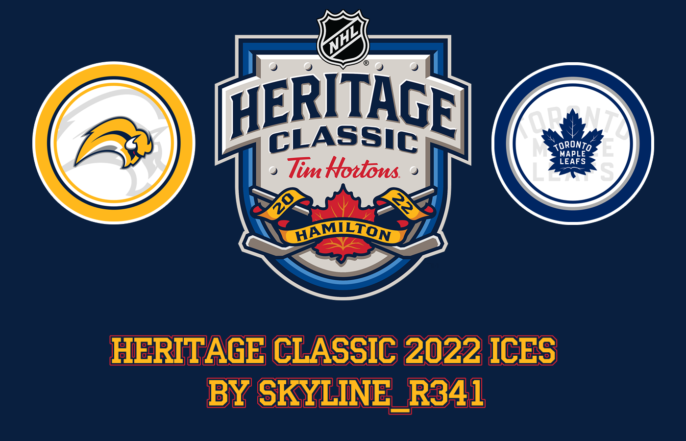 NHL Heritage Classic 2022 Ice