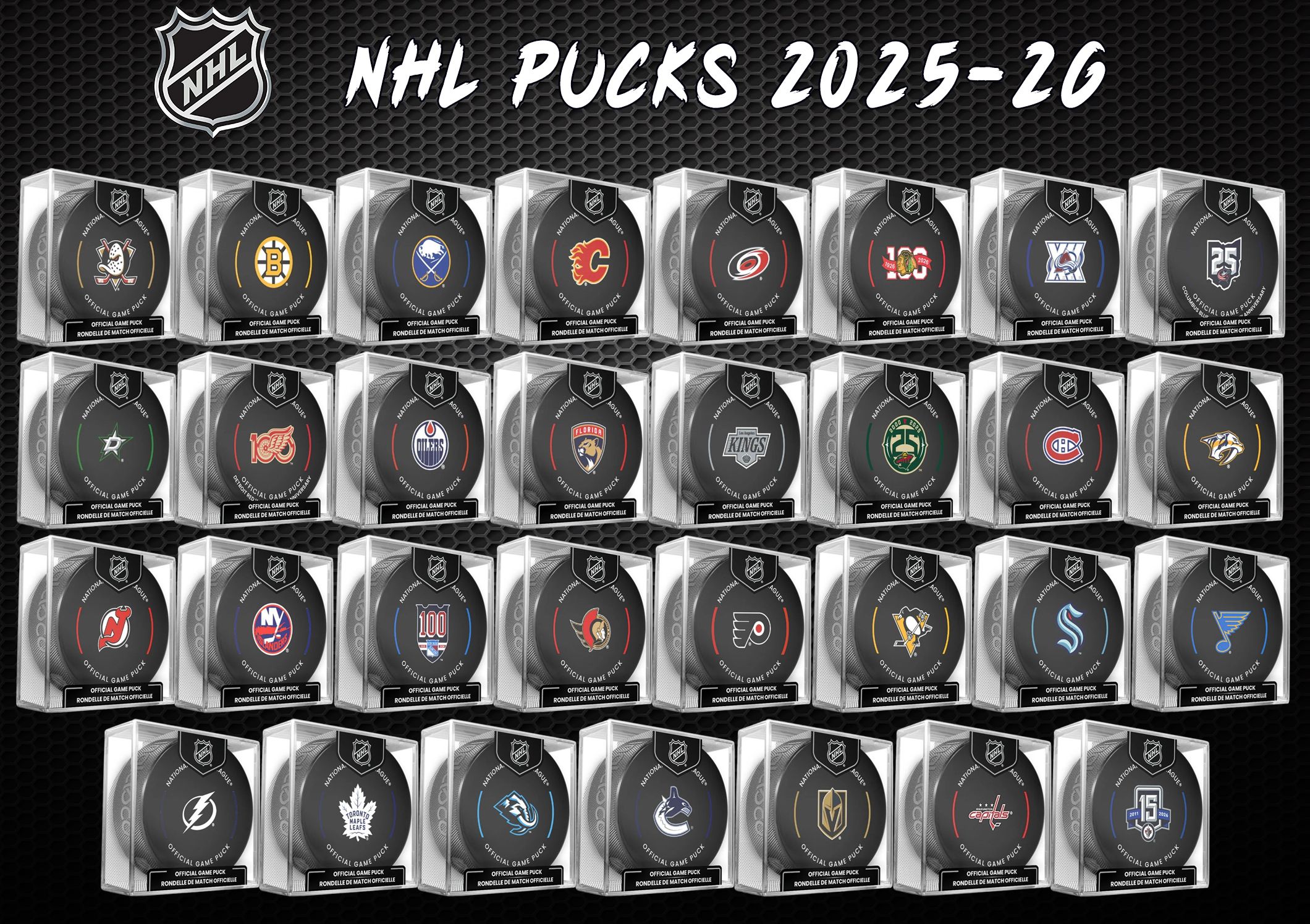 NHL pucks 2025-26