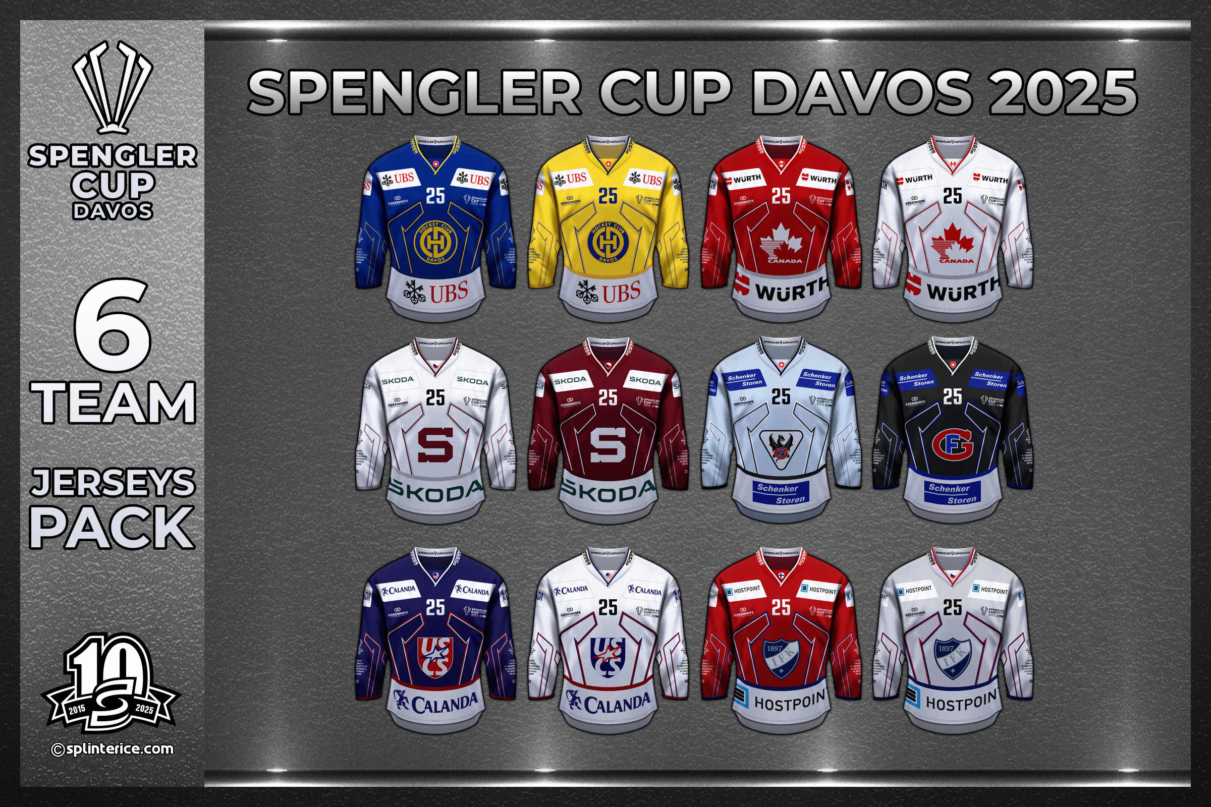 Jerseys Patch Spengler Cup 2025